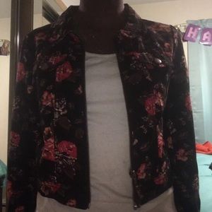 H &M floral print jacket